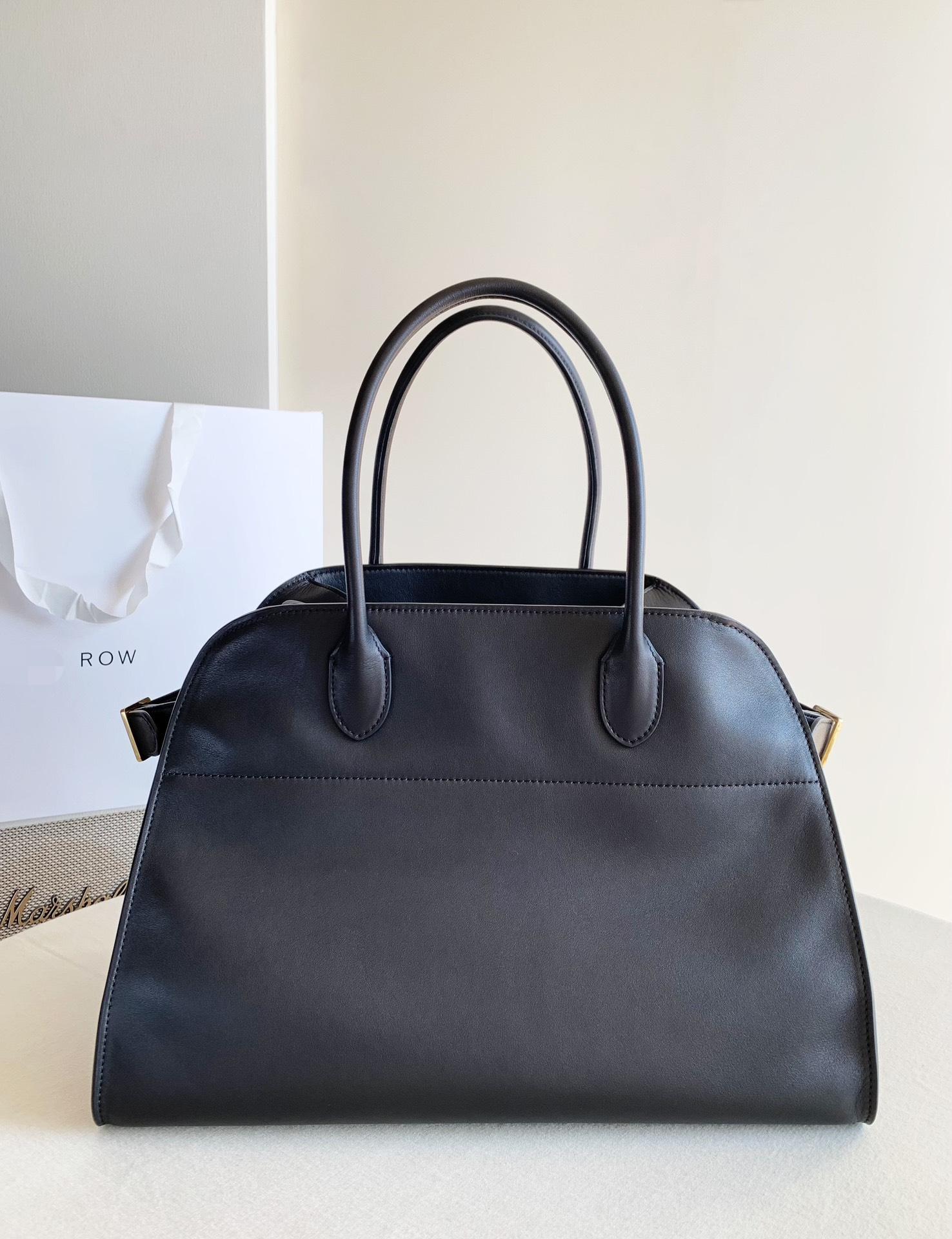 Row Margaux15 large size saddle leather black