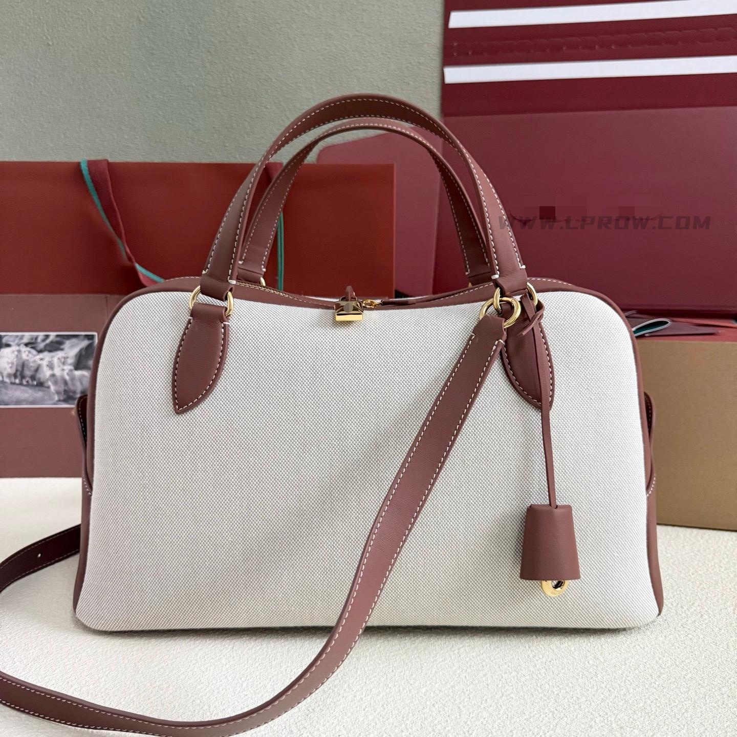 LP Needle trumpet Caramel canvas briefcase